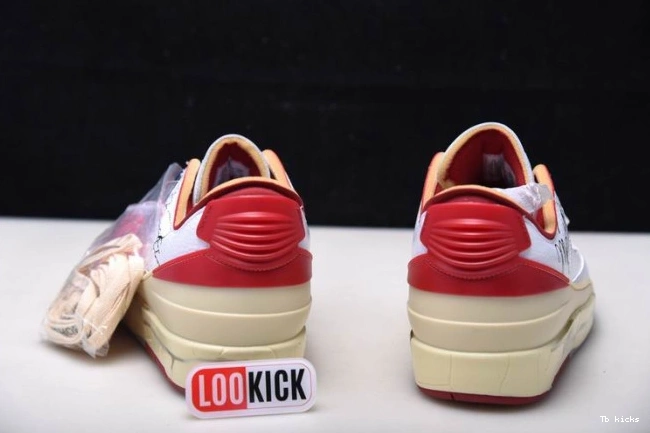 Reps TBK Jordan Retro White Red Off-White SP Low DJ4375-106 2 0812